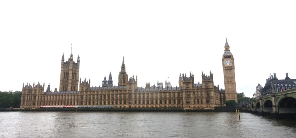 Parliament from north bank